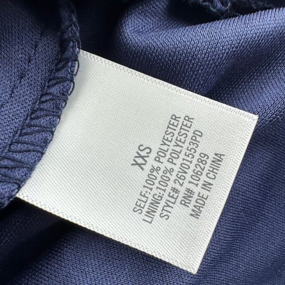 NWT Mi Ami Francesca’s Navy Star Print Dress 
Size XX Small - Picture 4 of 7